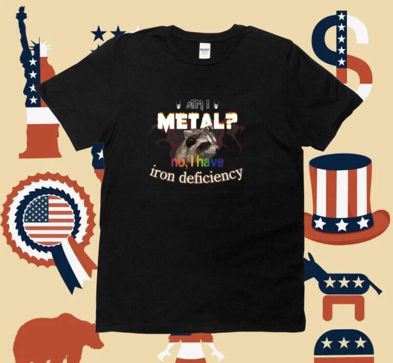 Am I Metal No I Have Iron Deficiency Tee Shirt