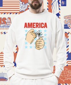 America Sparkler Unisex Shirts