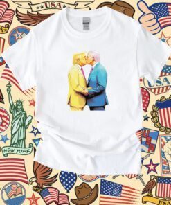 Biden And Trump Kissing TShirt