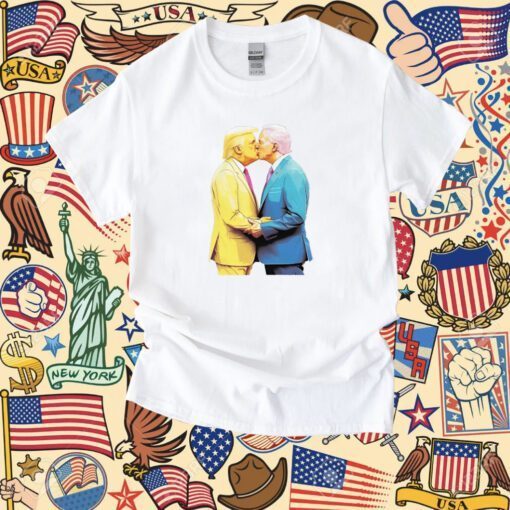 Biden And Trump Kissing TShirt