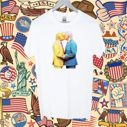 Biden And Trump Kissing TShirt