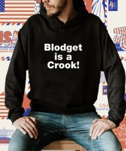 Dave Portnoy Wearing Blodget Is A Crook Shirts