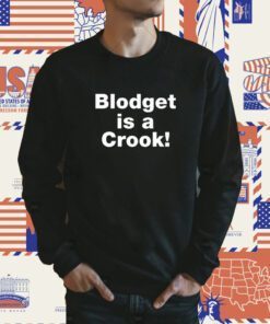 Dave Portnoy Wearing Blodget Is A Crook Shirts