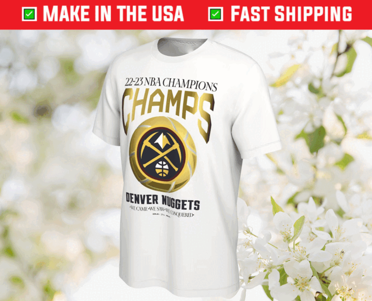 Denver Nuggets NBA Finals Champions Celebration Roster 2023 TShirt