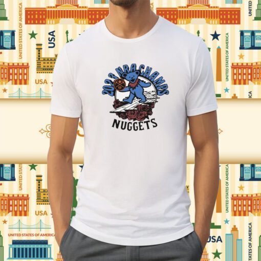 Denver Nuggets 2023 NBA Finals Champions NBA x Grateful Dead Shirts