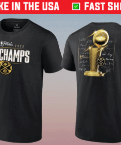 Denver Nuggets NBA Finals Champions Triple Threat Roster Signature T-Shirt