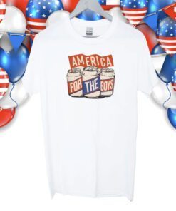 For The Boys Beer Can USA Vintage Shirts