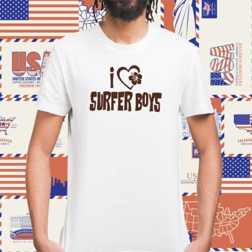 I Love Surfer Boys Unisex TShirt