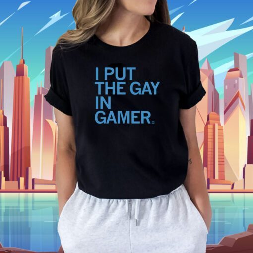 I Put the Gay in Gamer Shirts