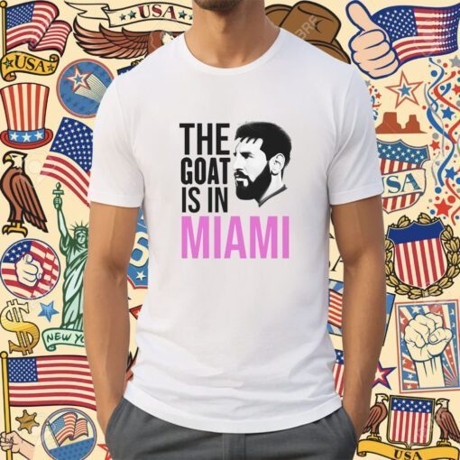 Lionel Messi Inter Miami FC The GOAT Shirts