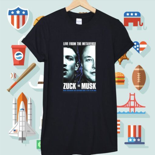 Live From The Metaverse Zuck Vs Musk 2023 TShirt