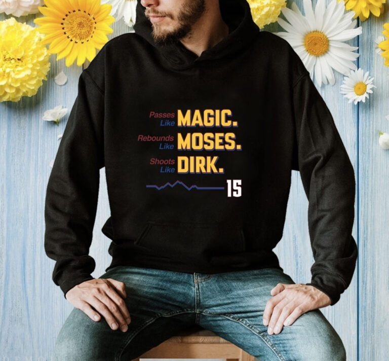 Magic Moses Dirk 15 Denver Basketball Shirts