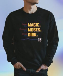 Magic Moses Dirk 15 Denver Basketball Shirts