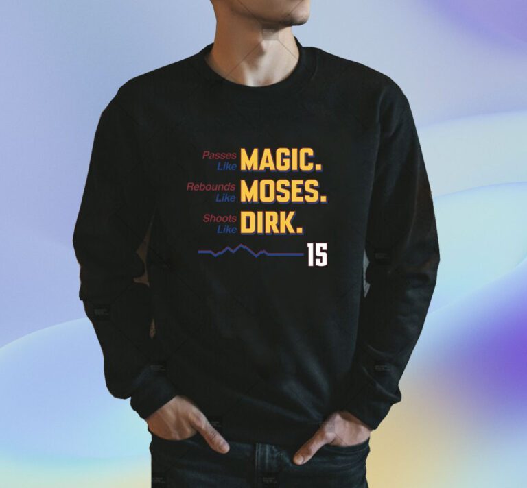 Magic Moses Dirk 15 Denver Basketball Shirts