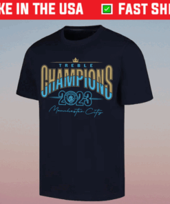 Buy Treble Manchester City 2022-2023 Champions TShirt