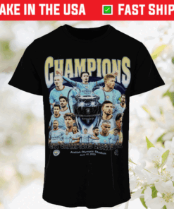 Manchester City UEFA Champions 90s TShirt