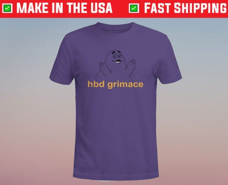 McDonaldland Hbd Grimace Shirts