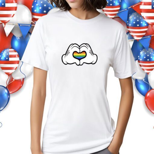 Mickey Heart Hand Pride LGBT Shirts