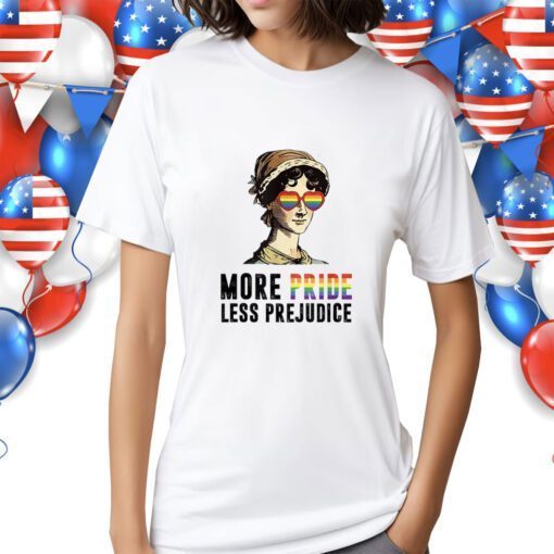 More Pride Less Prejudice Lgbt Gay Proud Ally Pride Month Shirts