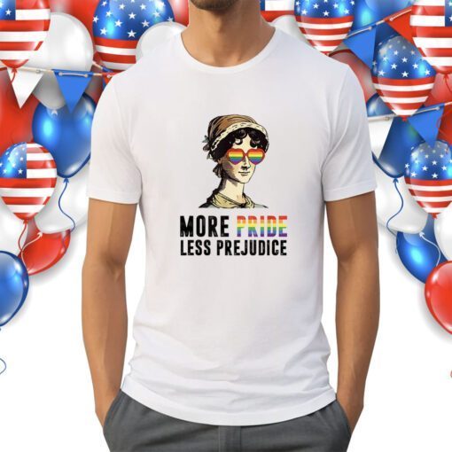 More Pride Less Prejudice Lgbt Gay Proud Ally Pride Month Shirts