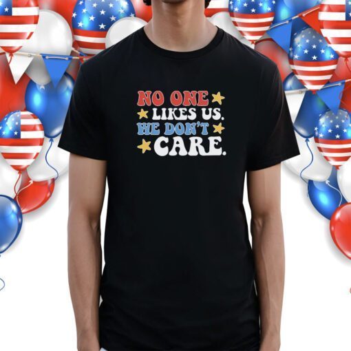 No One Likes Us USA Stars Vintage Shirts