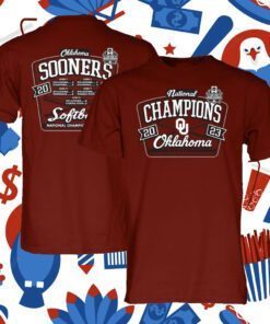 Oklahoma Sooners Softball College World Series Champions Schedule 2023 Shirts