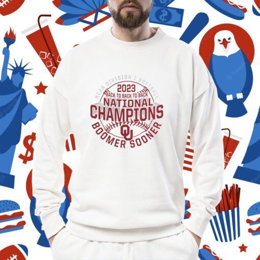 Oklahoma Sooners Three Peat Softball College World Series Champions 2023 Shirts