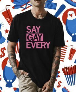 Say Gay Every Day Shirts