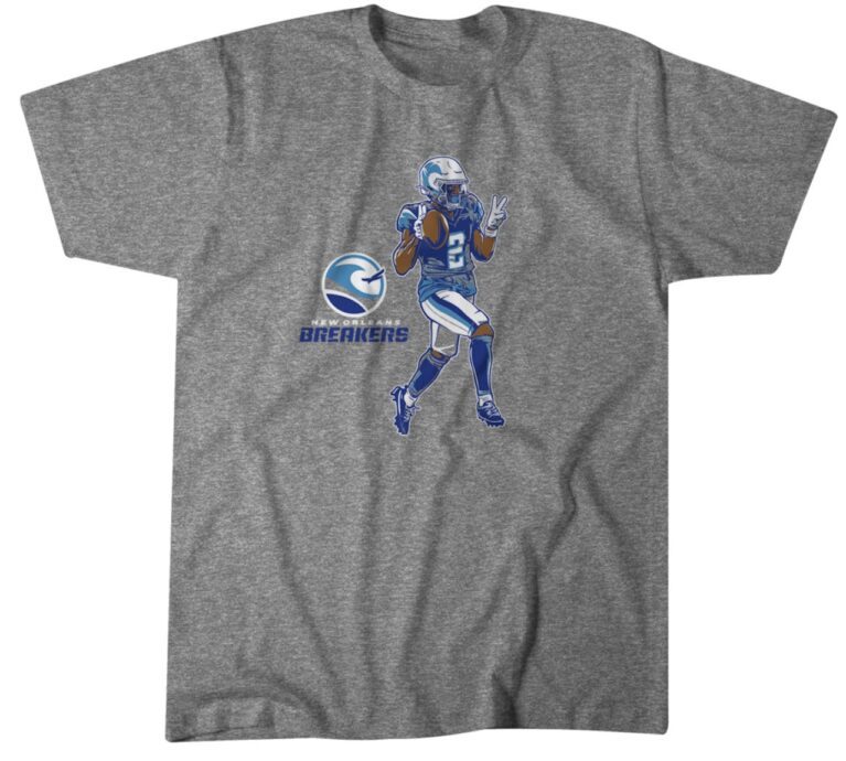 New Orleans Breakers Johnnie Dixon 2023 TShirt