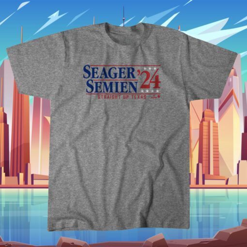 Seager Semien 24 Texas Baseball Shirts