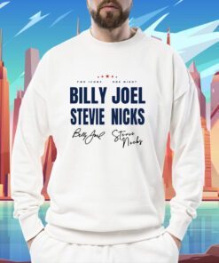 Signature Billy Joel Stevie Nick Tour Shirts