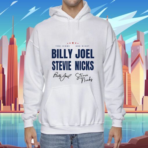 Signature Billy Joel Stevie Nick Tour Shirts