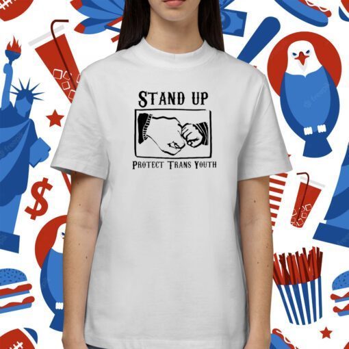 Stand Up Protect Trans Youth Tee Shirt