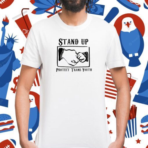 Stand Up Protect Trans Youth Tee Shirt