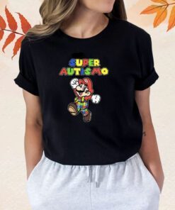 Super Autismo Super Mario For Autism Awareness TShirt