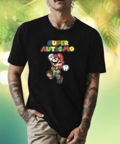 Super Autismo Super Mario For Autism Awareness TShirt