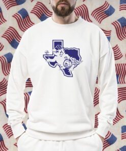 Texas Shaped Tcu Logo T-Shirt