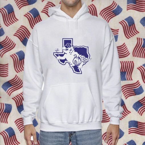 Texas Shaped Tcu Logo T-Shirt