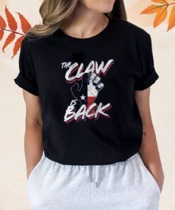 The Claw Is Back Texas Baseball TShirt