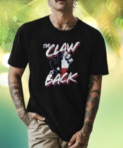 The Claw Is Back Texas Baseball TShirt