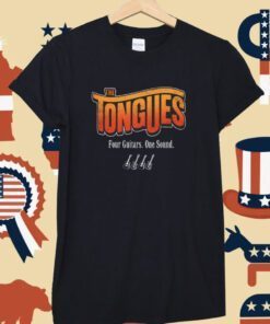 The Tongues Four Guitars One Sound Tee Shirt