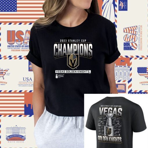 Vegas Golden Knights Stanley Cup Champions Signature 202