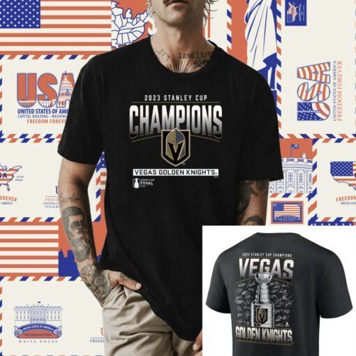 Vegas Golden Knights Stanley Cup Champions Signature 202