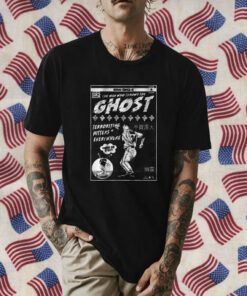 THE MAN WHO THROWS THE GHOST TEE SHIRT