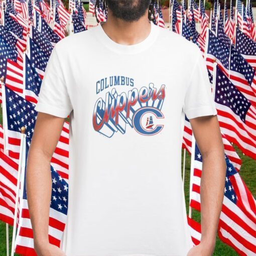 MILB x Columbus Clippers Where I’m From Ash Retro 3 D Logo Classic Shirt