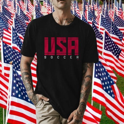 USA SOCCER TEXT GIFT SHIRT