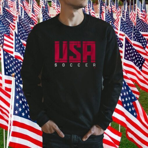 USA SOCCER TEXT GIFT SHIRT