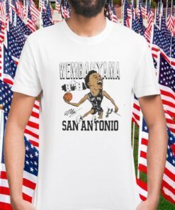 San Antonio Spurs Victor Wembanyama Signature Tee Shirt