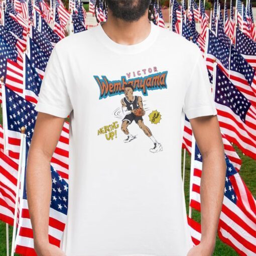 San Antonio Spurs Comic Book Victor Wembanyama Tee Shirts
