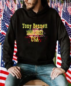 American Flag Tony Bennett 1926-2023 Usa Nt T-Shirt